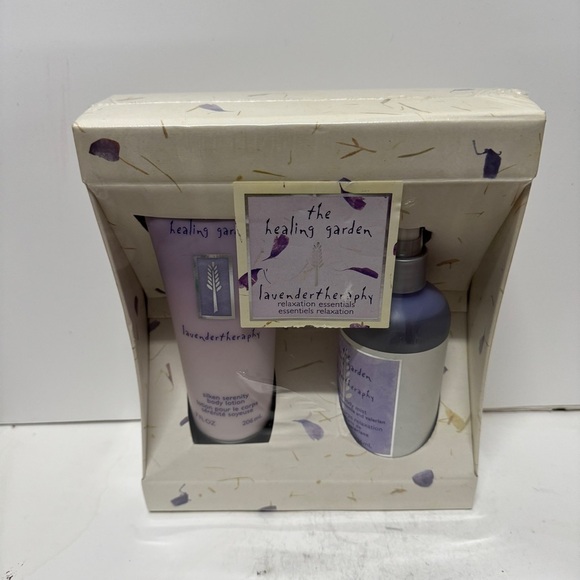 The Healing Garden Lavender Therapy Body Lotion And Body Mist HTF - Picture 1 of 3